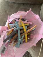 Zgan tas vol houten kinderhangers, Ophalen of Verzenden, Zo goed als nieuw