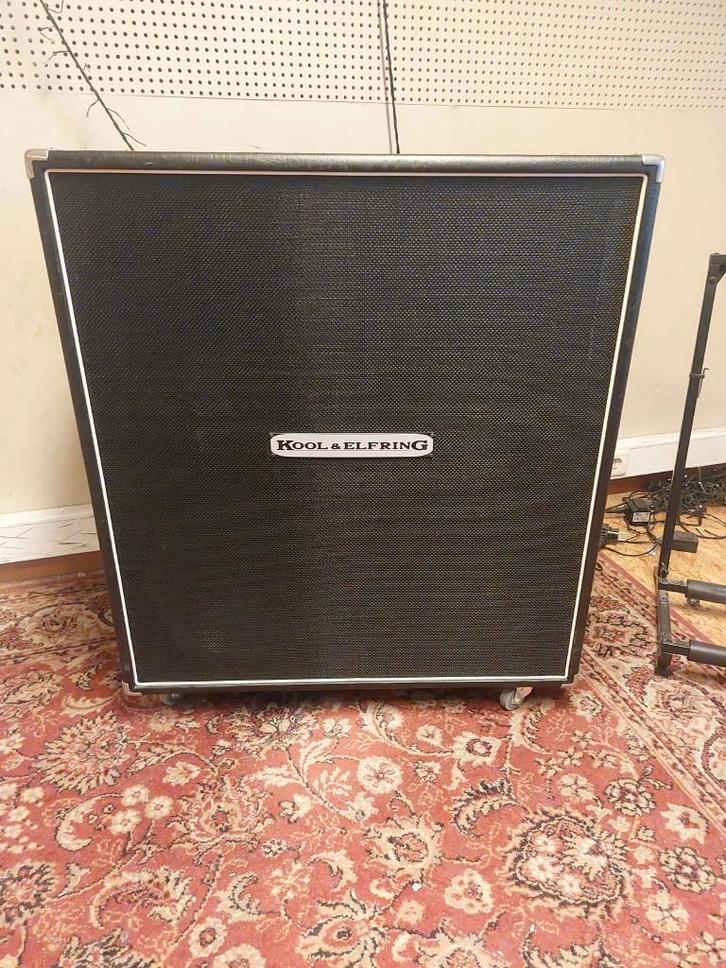 Kool&Elfring 4x12 cab XXL, V30 + Classic Lead 80, Muziek en Instrumenten, Versterkers | Bas en Gitaar, Gebruikt, Gitaar, 100 watt of meer