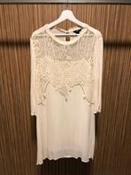 H&M hippie boho jurk creme ecru mt 46, Nieuw, H&M, Maat 46/48 (XL) of groter, Verzenden