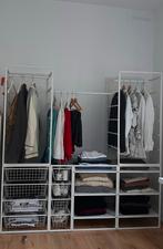 IKEA Jonaxel Kledingkast - Past veel kleding!!, Huis en Inrichting, Ophalen, Zo goed als nieuw, Metaal, Met lade(s)
