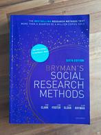 Bryman's Social Research Methods, sixth edition, Ophalen of Verzenden, Gelezen, WO
