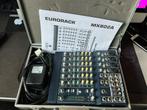 Behringer Eurorack MX802A Mengpaneel in Gator case, Ophalen of Verzenden, Gebruikt, 5 tot 10 kanalen, Microfooningang