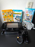 Wii U Zwart compleet+ spellen, Spelcomputers en Games, Spelcomputers | Nintendo Wii U, Ophalen of Verzenden, Gebruikt, Met 1 controller