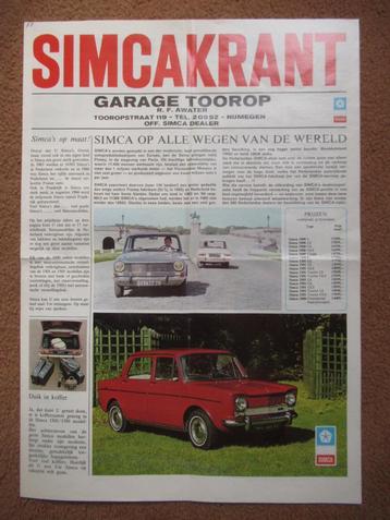 Simcakrant beschikbaar voor biedingen