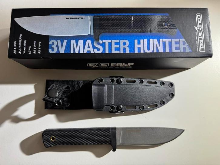 Cold Steel Master Hunter CPM 3V nieuw, Caravans en Kamperen, Kampeergereedschap, Nieuw, Ophalen of Verzenden
