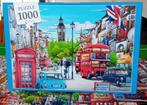 puzzel London street - 1000 stukjes, Ophalen of Verzenden, 500 t/m 1500 stukjes, Zo goed als nieuw, Legpuzzel