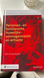 Personen- en familierecht, huwelijksvermogensrecht en erfrec, Boeken, Studieboeken en Cursussen, Zo goed als nieuw, Alpha, A.J.M. Nuytinck