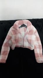 Roze/wit geruite jas, Maat 38/40 (M), Ophalen of Verzenden, Zo goed als nieuw, Roze