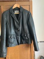 Soepel Zwart Leren Jasje Rosner 42. Nu €25,-, Kleding | Dames, Ophalen of Verzenden, Zo goed als nieuw, Maat 42/44 (L), Zwart
