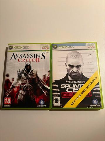 Xbox 360: Assassin's Creed II & Splinter Cell Double Agent beschikbaar voor biedingen
