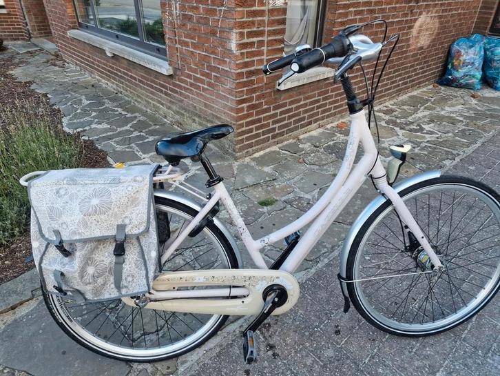 Damesfiets gazelle lady liu 38" 49 cm, Fietsen en Brommers, Fietsen | Dames | Damesfietsen, Gebruikt, Gazelle, Versnellingen, 47 tot 50 cm