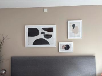 Poster collage van Desenio incl. lijsten beschikbaar voor biedingen