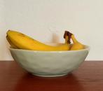 mintgroene/lichtgroene fruitschaal/schaal, Schaal, Rond, Ophalen of Verzenden, Zo goed als nieuw
