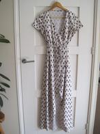 Overslag jurk. Mt M.creme/zwart.Lang 150 cm. Van OTO 50 cm., Maat 38/40 (M), Overige kleuren, Ophalen of Verzenden, Zo goed als nieuw