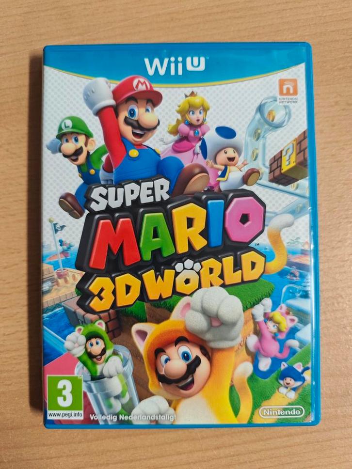 Super Mario 3D World - Wii U, Spelcomputers en Games, Games | Nintendo Wii, Zo goed als nieuw, Platform, 3 spelers of meer, Vanaf 3 jaar