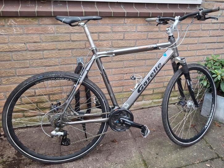 Gazelle Puerto 7000 - 24 versnellingen, Fietsen en Brommers, Fietsen | Heren | Herenfietsen, Gebruikt, Gazelle, 53 tot 57 cm, Versnellingen
