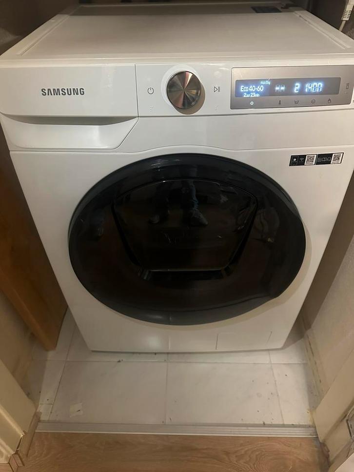 Samsung WD80T654ABH/S2 AddWash - 8/5 kg, Witgoed en Apparatuur, Was-droogcombinaties, Zo goed als nieuw, 8 tot 10 kg, 85 tot 90 cm