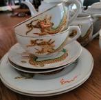 Thee/koffie servies dragon porselein, Antiek en Kunst, Ophalen