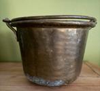 Koperen bloempot vintage, Antiek en Kunst, Antiek | Koper en Brons, Ophalen of Verzenden