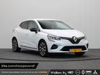 Renault Clio E-Tech Hybrid 145pk Techno | Stoel- en stuurwie, Stof, Gebruikt, Euro 6, Wit