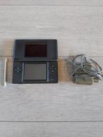 Nintendo DS Lite +spellen, Ophalen of Verzenden, Zo goed als nieuw, Zwart, DS Lite