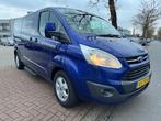 Ford Transit Custom Tourneo 2.0 TDCI L2 H1 Titanium 9persoon, Auto's, Voorwielaandrijving, Gebruikt, 2124 kg, Blauw