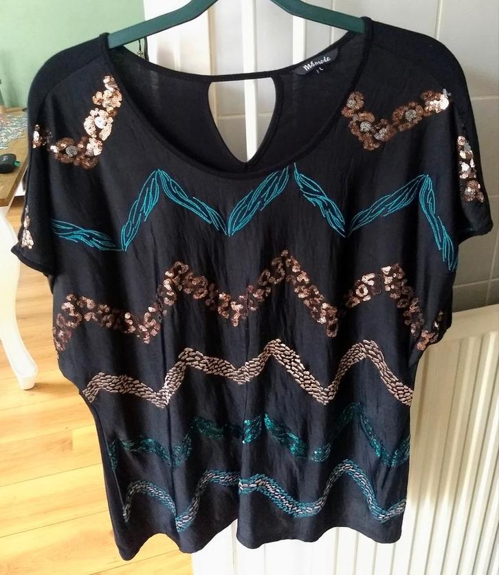 Top van MS mode in maat L, Kleding | Dames, Tops, Zo goed als nieuw, Overige kleuren, Zonder mouw, Ophalen of Verzenden