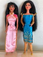 2 zwartharige Barbies in Oosterse kleding, Fashion Doll, Gebruikt, Ophalen of Verzenden