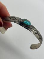 A774 Prachtige zilveren Navajo armband Ivan V, Ophalen of Verzenden, Zilver, Armband, Met edelsteen