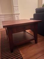 Houten bijzettafel met lade, Ophalen, Zo goed als nieuw, 50 tot 100 cm, Minder dan 50 cm