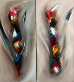 Gena Gennadyj- Abstract Twee Luik- Handgeschilderd- Uniek, Ophalen of Verzenden