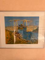 Ingelijste Van Gogh poster - Brug te Arles, Ophalen