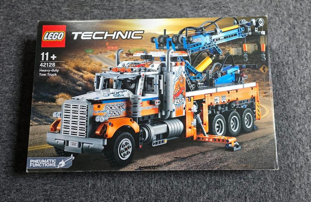 LEGO Technic 42128 Heavy-duty Tow Truck - Zo goed als nieuw, Ophalen of Verzenden, Zo goed als nieuw, Complete set, Lego