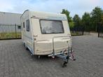 Caravelair Silver 395 lichtgewicht compleet, Treinzit, Dwarsbed, Particulier, Luifel