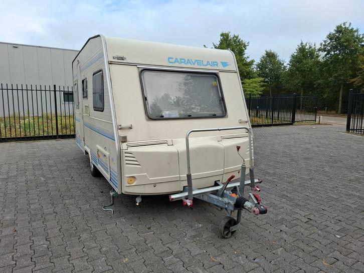 Caravelair Silver 395 lichtgewicht compleet, Caravans en Kamperen, Caravans, Particulier, tot en met 4, 500 - 750 kg, Treinzit
