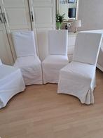 4 Ikea Henriksdal stoelen, Huis en Inrichting, Stoelen, Gebruikt, Wit, Ophalen