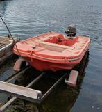 Neveux Loisirs boot met bijna nieuwe 10pk tohatsu + trailer., Watersport en Boten, Buiten- en Binnenboordmotoren, Ophalen of Verzenden