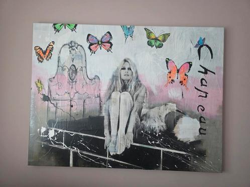 Originele Ronald Chapeau zeefdruk | 145 x 110 cm, Antiek en Kunst, Kunst | Schilderijen | Modern, Ophalen of Verzenden