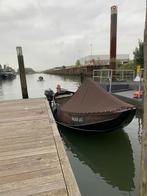 Unieke zalmschouw te koop!, Watersport en Boten, Platbodems, Gebruikt, Staal, Ophalen of Verzenden, Benzine