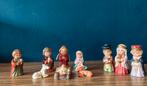 Miniatuur keramiek kerststal compleet vintage, Diversen, Kerst, Ophalen of Verzenden, Gebruikt
