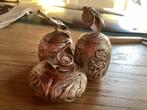 Antiek 3 betelnoot doosjes , sirih doos,kalkdoos China, Ophalen of Verzenden