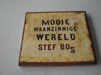 CD Stef Bos - Mooie waanzinnige wereld, Verzenden, Levenslied of Smartlap
