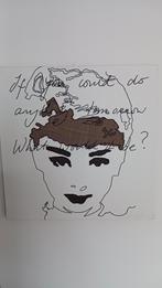 Geborduurde Wanddecoratie Portret, Antiek en Kunst, Ophalen