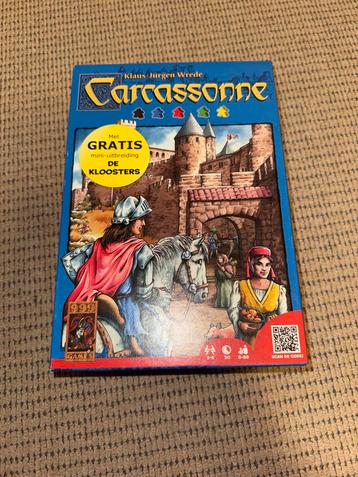 Carcassonne bordspel + De Kloosters uitbreiding beschikbaar voor biedingen
