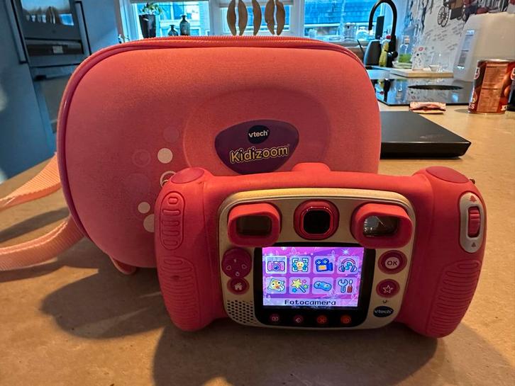 Nette Vtech Kidizoom Camera + Opbergtas, Kinderen en Baby's, Speelgoed | Vtech, Zo goed als nieuw, Ophalen of Verzenden