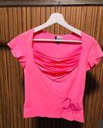 Leuke neon roze gsus top schorpioen maat s fluor, Kleding | Dames, Tops, Verzenden, Zo goed als nieuw, Roze, Zonder mouw