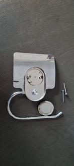 Wc rol houder metaal kleurig, Ophalen of Verzenden, Zo goed als nieuw, Overige kleuren, Overige typen