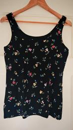 Zwart-gebloemde top van Clockhouse, maat XL, Zwart, Maat 46/48 (XL) of groter, Nieuw, Ophalen of Verzenden