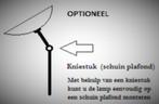 Vide lamp + kniestuk voor schuin plafond leverbaar VIDELAMP!, Huis en Inrichting, Minder dan 50 cm, Nieuw, Ophalen