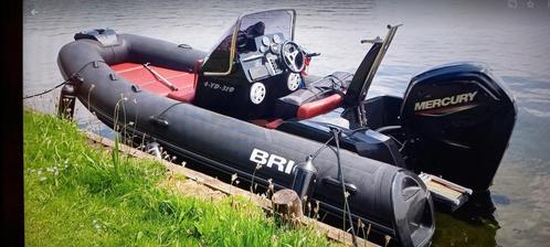 Rib Brig Eagle 5 Black Edition + trailer, Watersport en Boten, Rubberboten, Zo goed als nieuw, Overige merken, Overige materialen